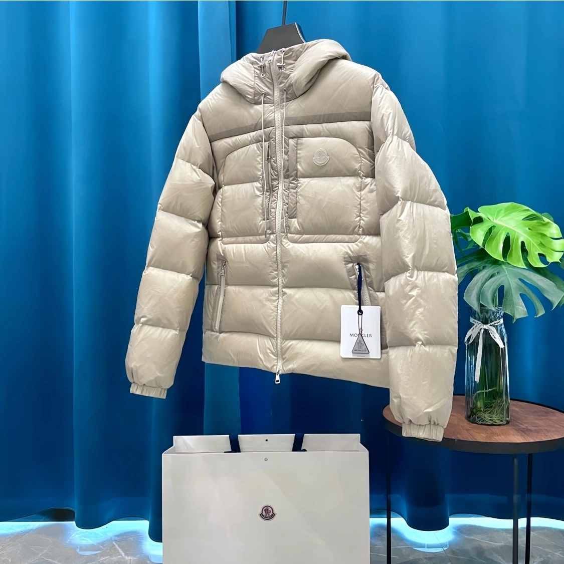 wg.luxury- 7o9385r Down jacket 90 white goose down 2colour item:E-F431J2409-2
